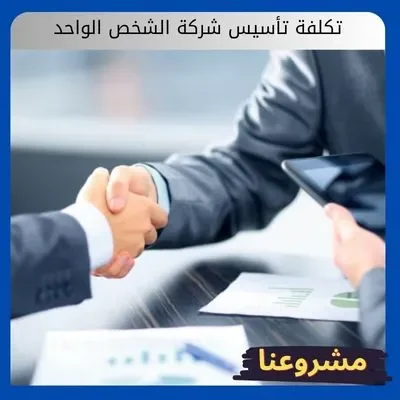 تكلفة تأسيس شركة الشخص الواحد: طريقك الآمن للريادة تكلفة تأسيس شركة الشخص الواحد