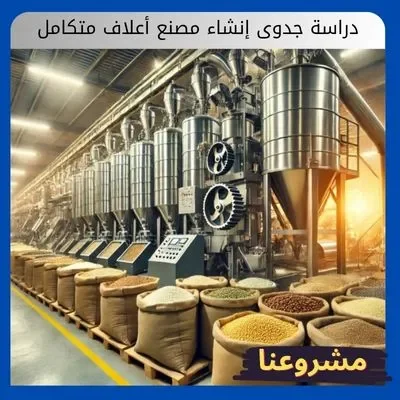 دراسة جدوى إنشاء مصنع أعلاف متكامل