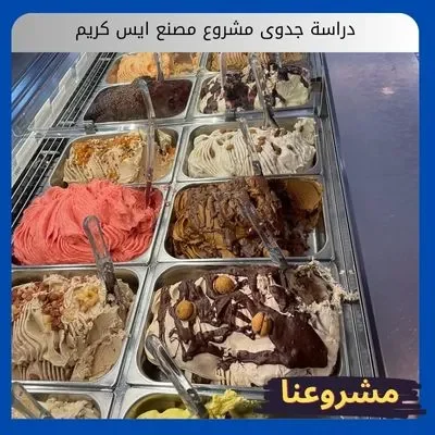 دراسة جدوى مشروع مصنع ايس كريم دراسة جدوى مشروع مصنع ايس كريم