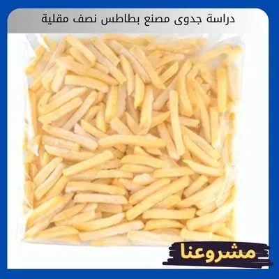 دراسة جدوى مصنع بطاطس نصف مقلية