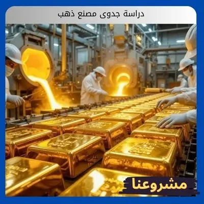 دراسة جدوى مصنع ذهب