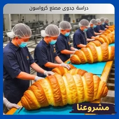 دراسة جدوى مصنع كرواسون: والوصفة السرية للسيطرة على سوق المخبوزات الفاخرة دراسة جدوى مصنع كرواسون
