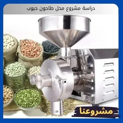 دراسة مشروع محل طاحون حبوب