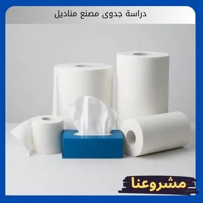 دراسة جدوى مصنع مناديل