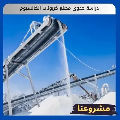 دراسة جدوى مصنع كربونات الكالسيوم