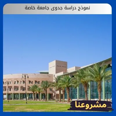 نموذج دراسة جدوى جامعة خاصة