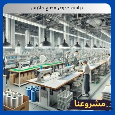 دراسة جدوى مصنع ملابس