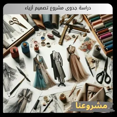 دراسة جدوى مشروع تصميم أزياء دراسة جدوى مشروع تصميم أزياء