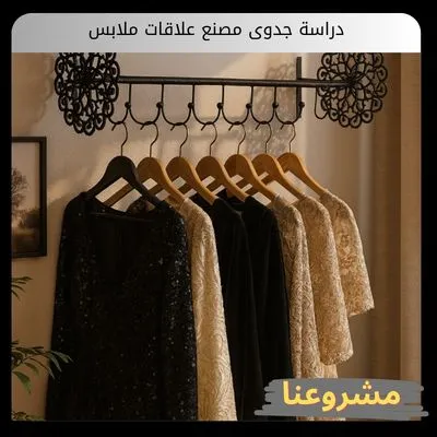 دراسة جدوى مصنع علاقات ملابس دراسة جدوى مصنع علاقات ملابس