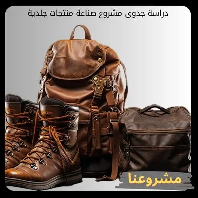 دراسة جدوى مشروع صناعة منتجات جلدية