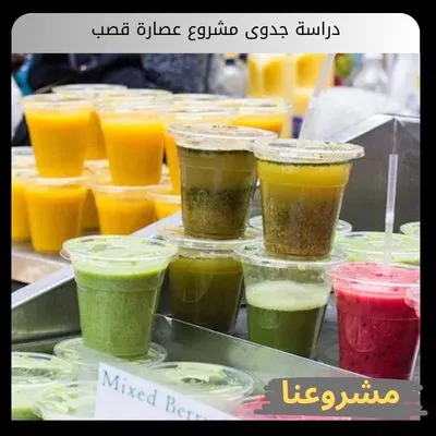 دراسة جدوى مشروع عصارة قصب