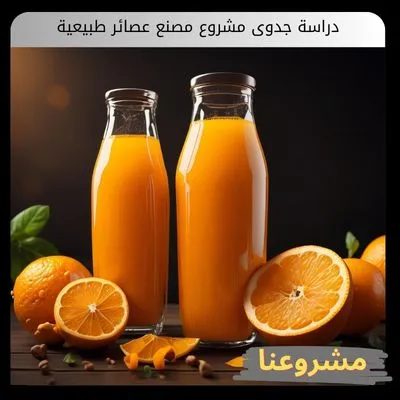 دراسة جدوى مشروع مصنع عصائر طبيعية: بوابتك لتأسيس المصنع وتشغيله دراسة جدوى مشروع مصنع عصائر طبيعية