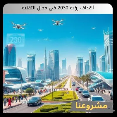 أهداف رؤية 2030 في مجال التقنية