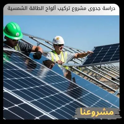 دراسة جدوى مشروع تركيب ألواح الطاقة الشمسية
