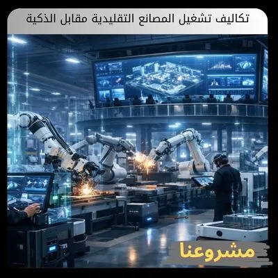 تكاليف تشغيل المصانع التقليدية مقابل الذكية