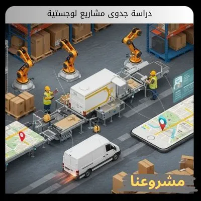 دراسة جدوى مشاريع لوجستية | دليلك للإستثمار الناجح دراسة جدوى مشاريع لوجستية