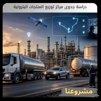 دراسة جدوى مركز توزيع المنتجات البترولية